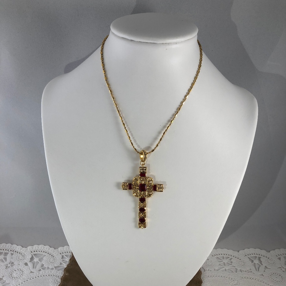 Jacqueline Kennedy Collection a ruby cross